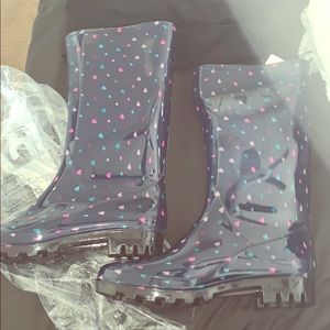 Colorful teardrop Rain-boots